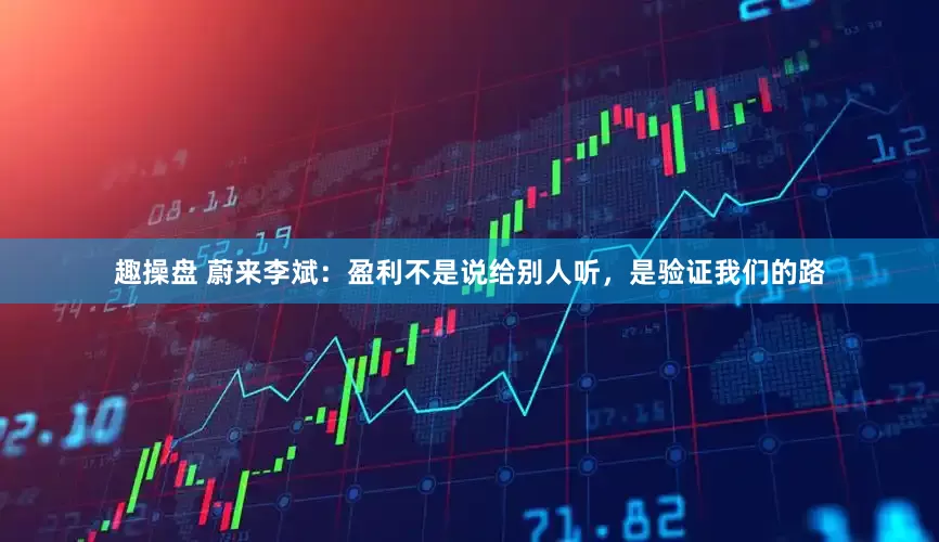 趣操盘 蔚来李斌：盈利不是说给别人听，是验证我们的路